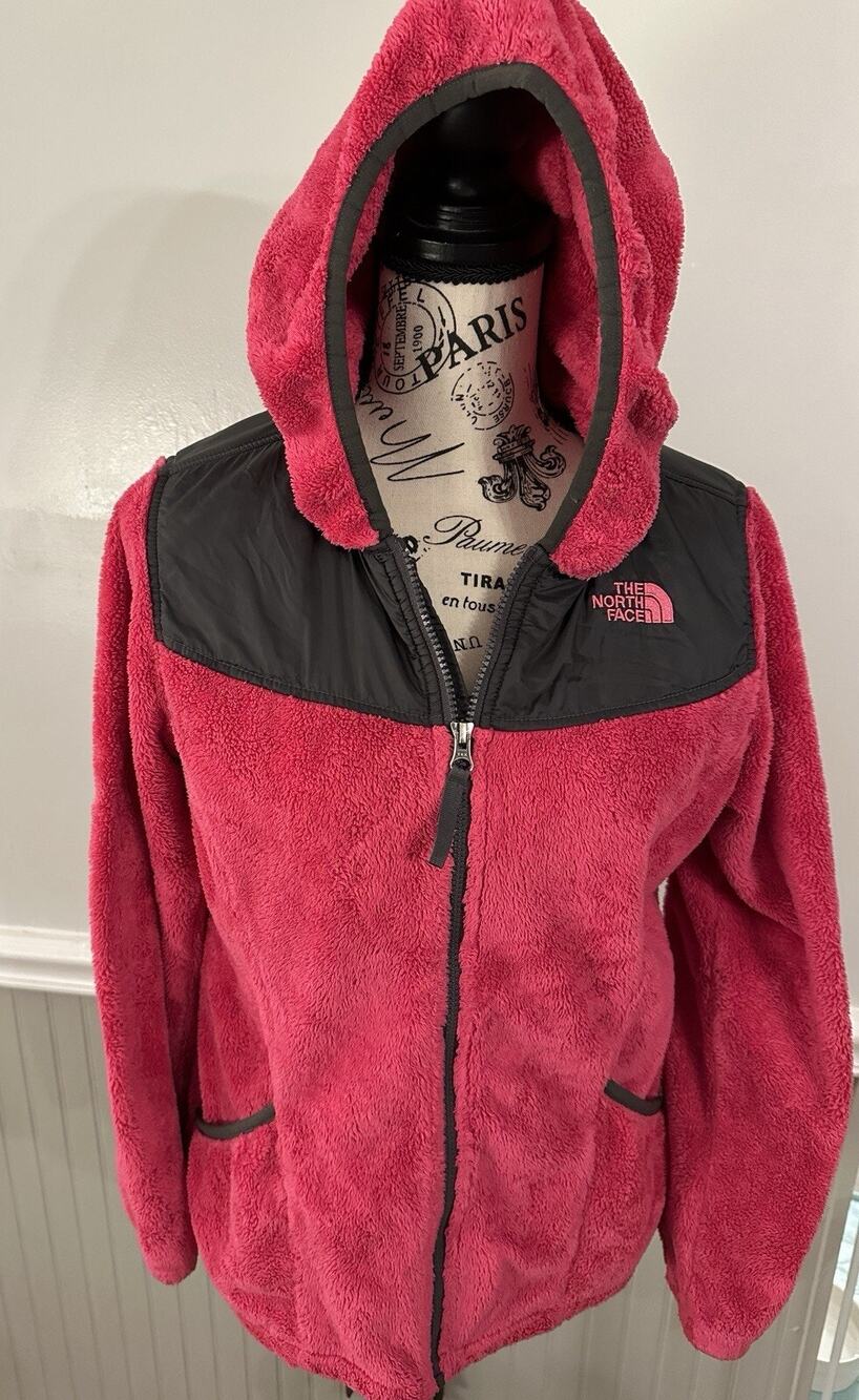The North Face Girl’s Hooded Fleece Jacket Size XL— PINK